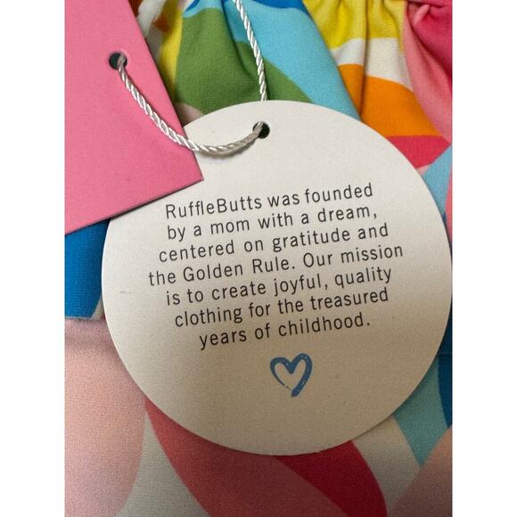 NEW Tropical Adventure Girls RuffleButts swimsuit size 6,  NWT, - Picture 6 of 9